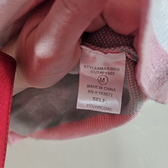 Böhme soft sweater vest bright teal and pink checkers with bows - Picture 5 of 6